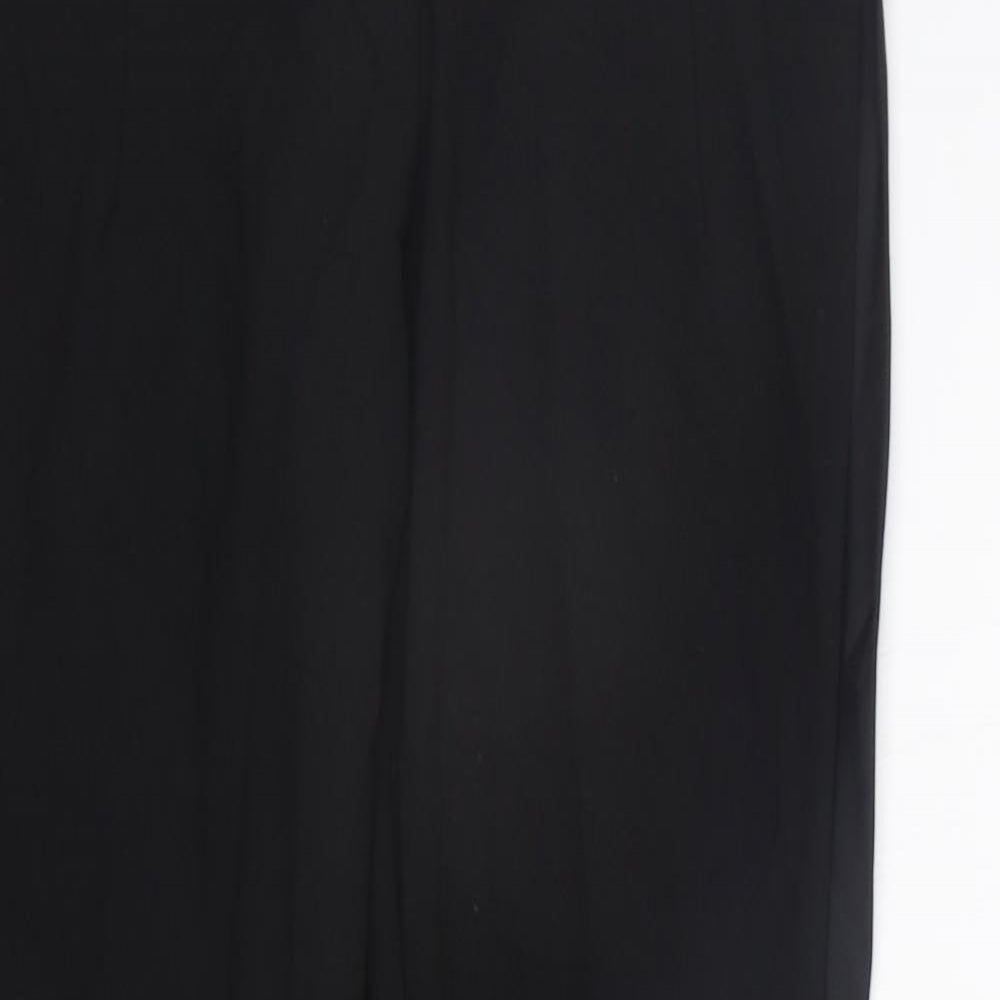 H&M Womens Black   Trousers  Size 8 L28 in