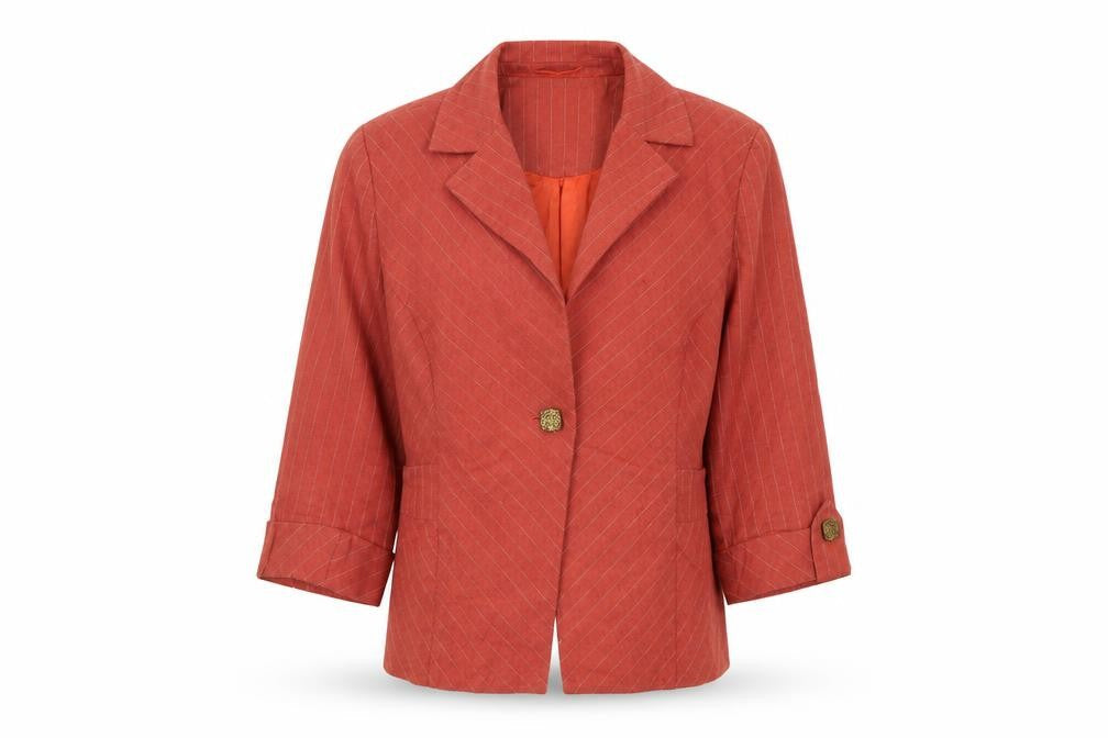 Per Una Womens Orange   Jacket Suit Jacket Size 10