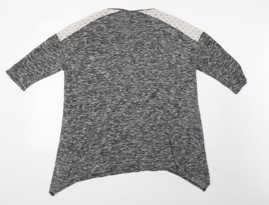 George Womens Grey   Pullover Sweatshirt Size 14