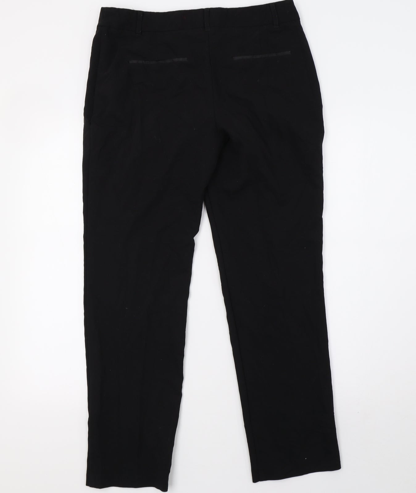 NEXT Womens Black   Trousers  Size 10 L28 in