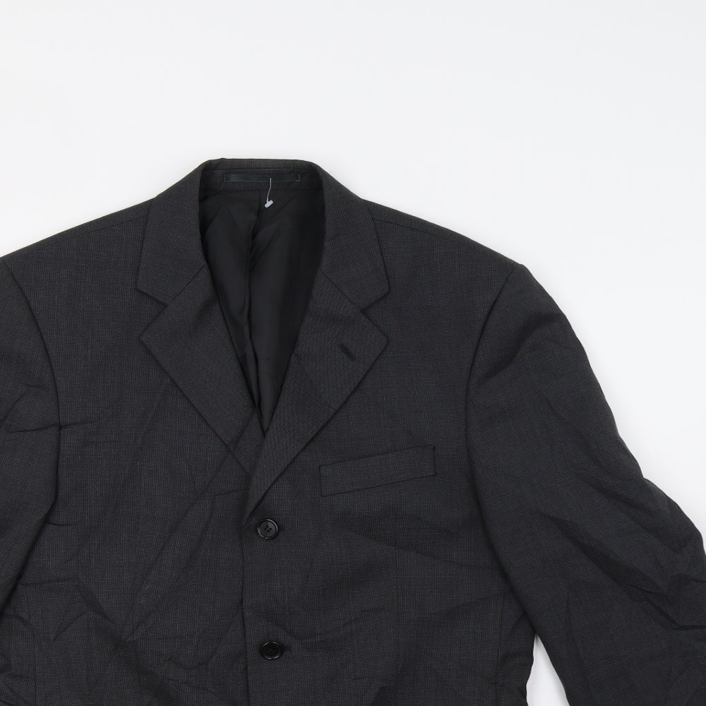 Burton Mens Grey   Jacket Blazer Size 38