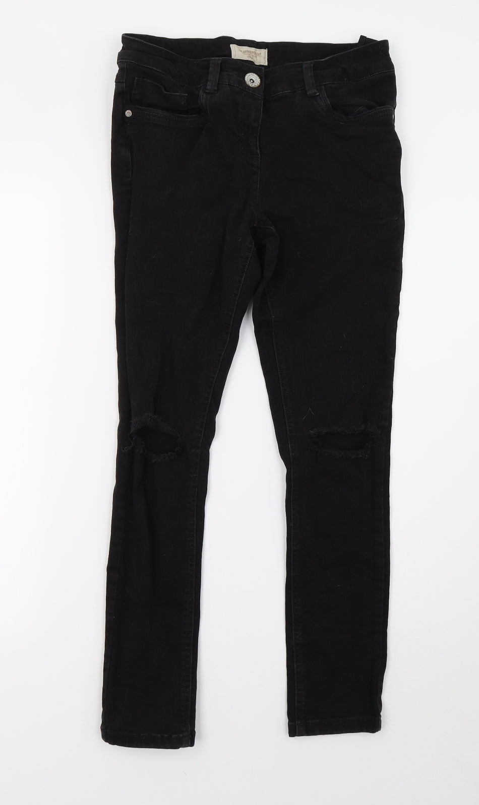 NEXT Girls Black  Denim Skinny Jeans Size 13 Years