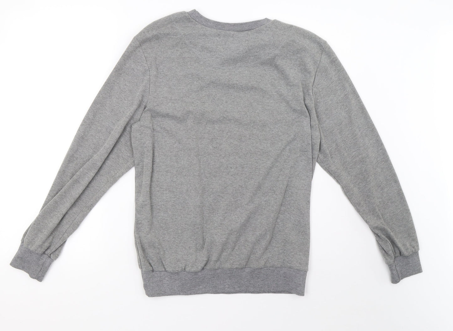 incerun Mens Grey   Pullover Sweatshirt Size S