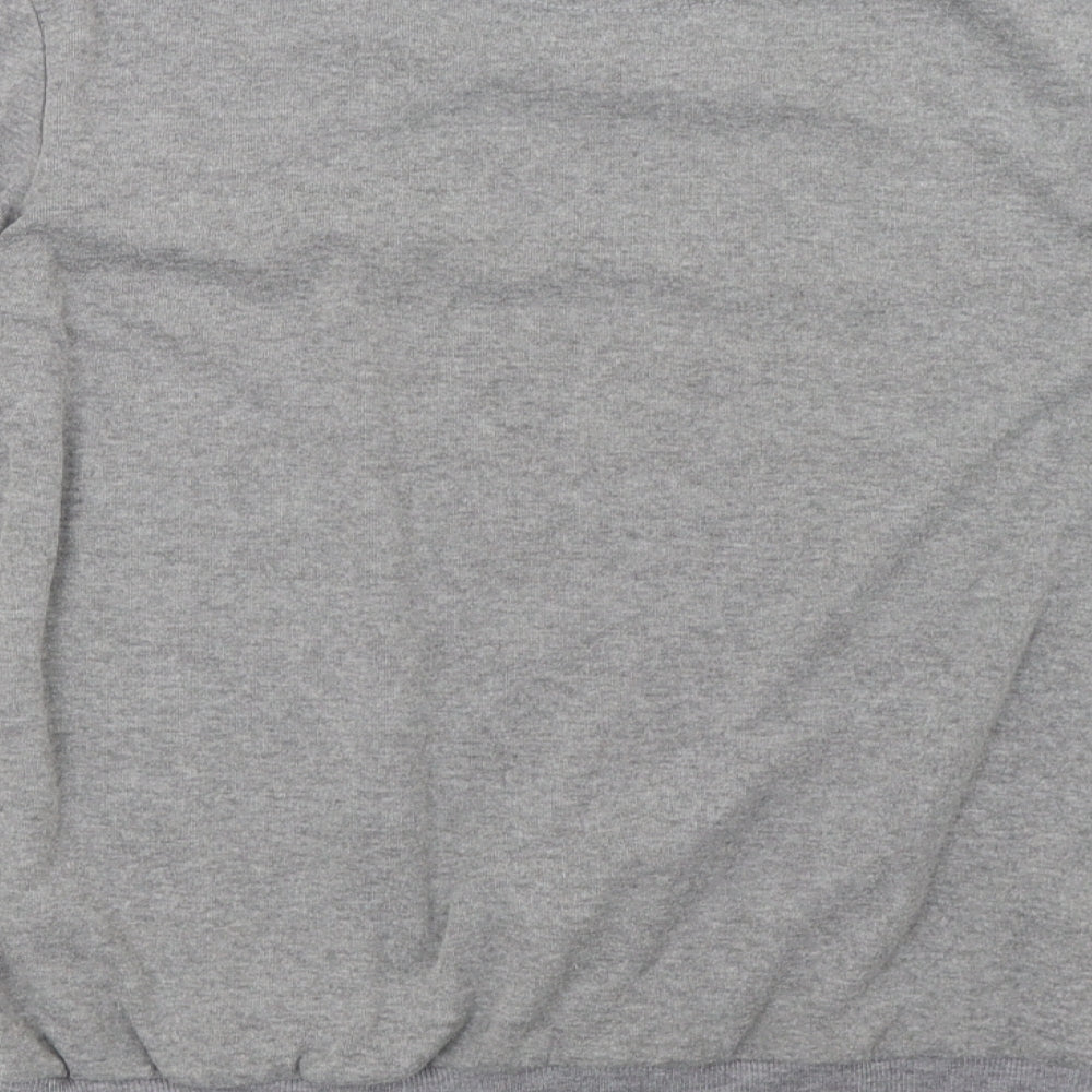 incerun Mens Grey   Pullover Sweatshirt Size S