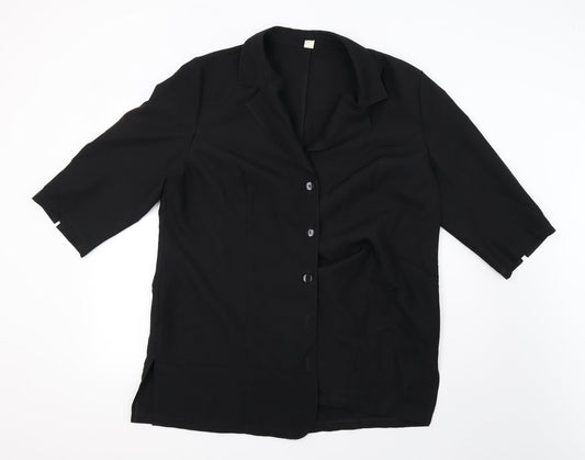 Preworn Womens Black   Jacket  Size 20