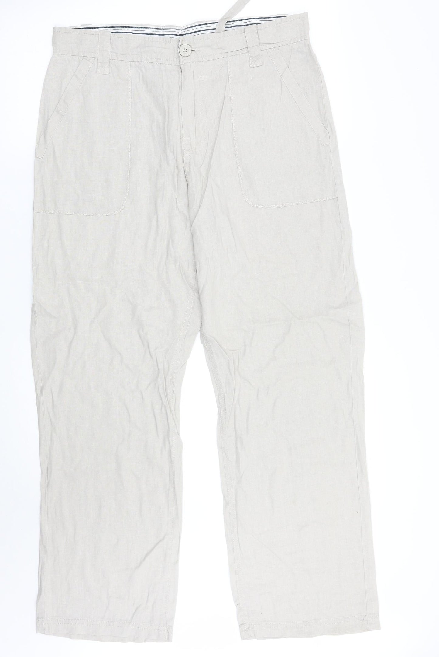Dunes Womens Beige   Trousers  Size 32 L30 in