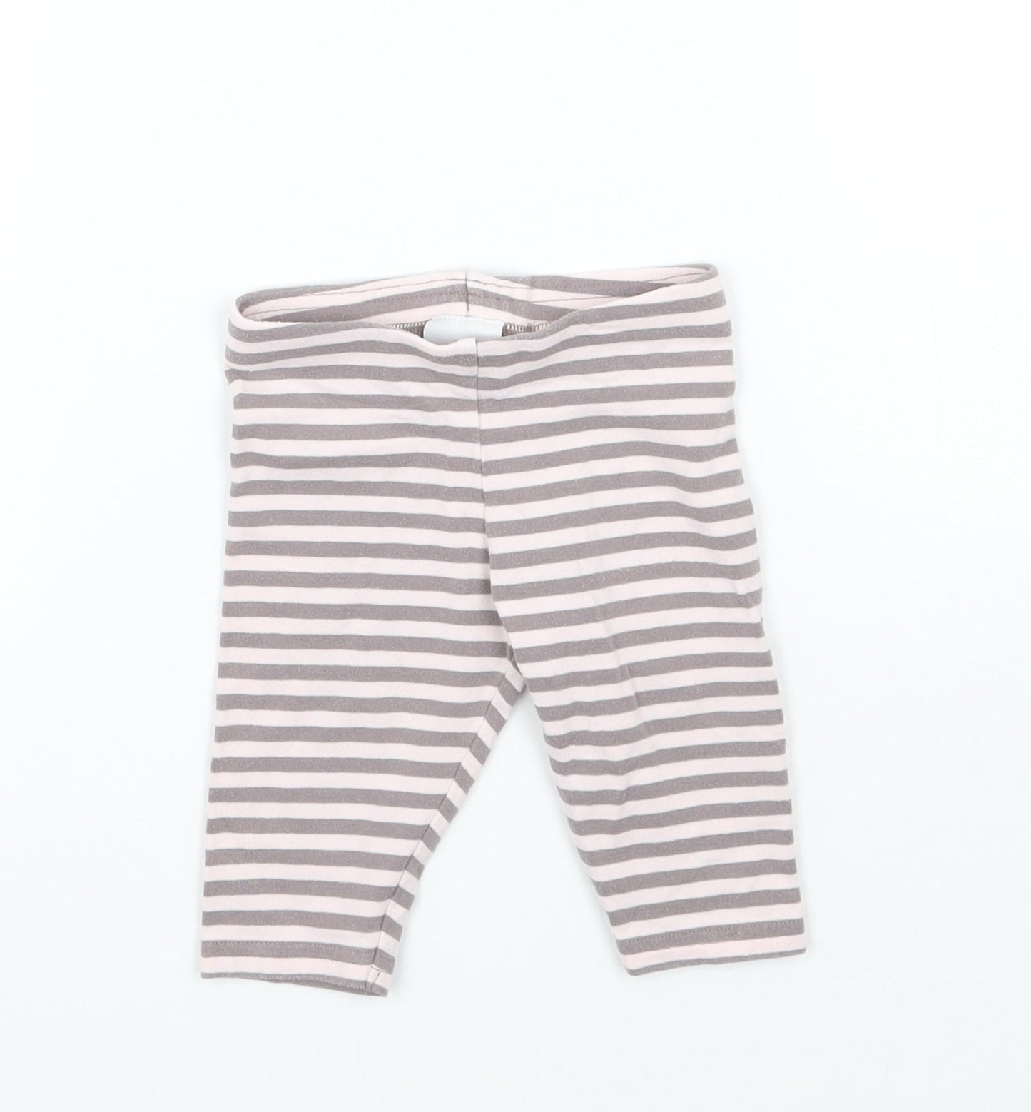 NEXT Baby Pink Striped  Sweatpants Trousers Size 3-6 Months