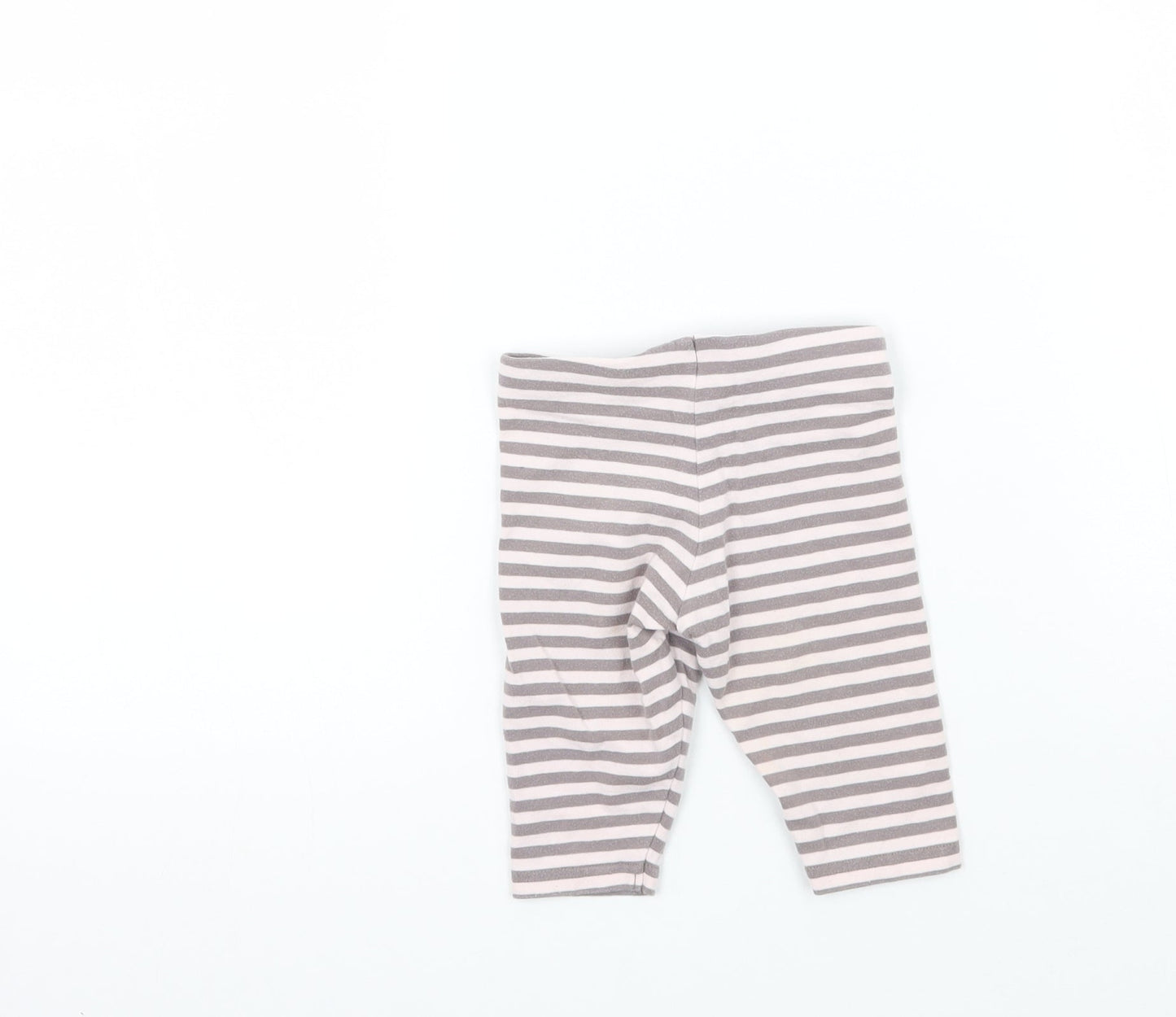 NEXT Baby Pink Striped  Sweatpants Trousers Size 3-6 Months