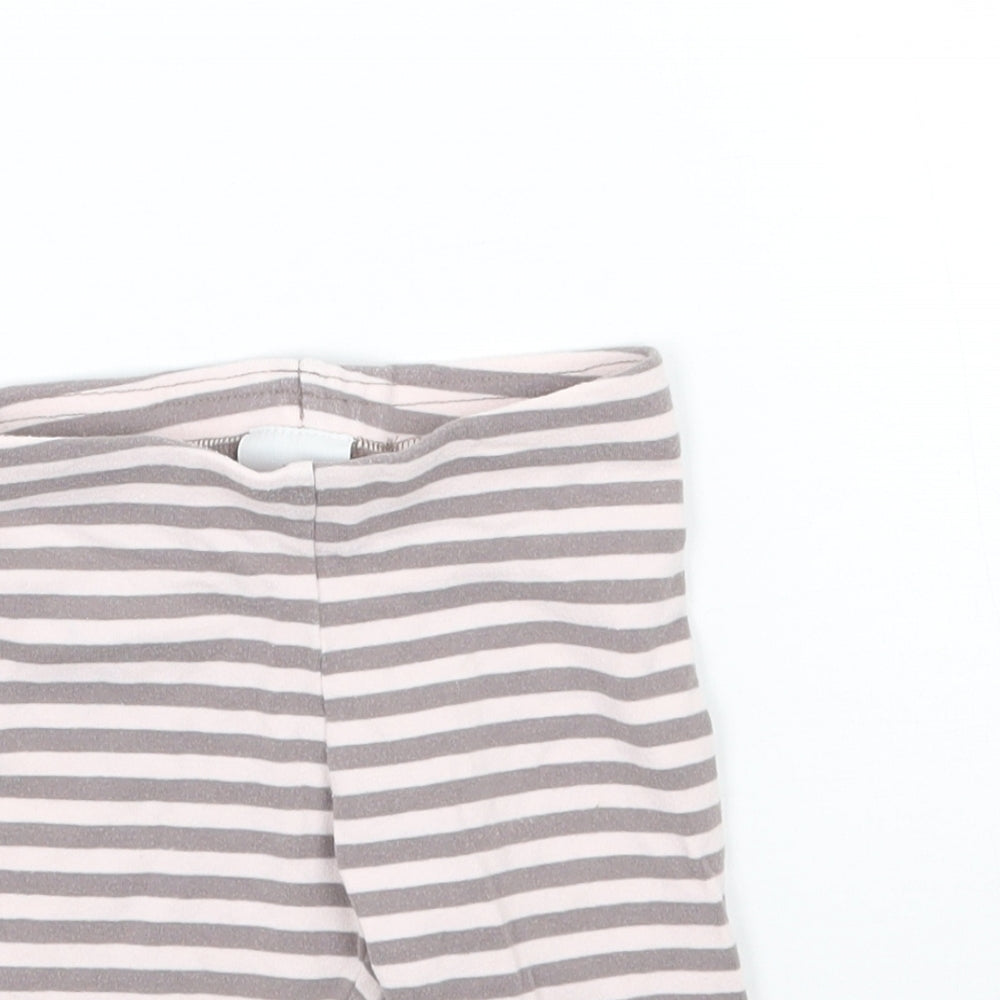 NEXT Baby Pink Striped  Sweatpants Trousers Size 3-6 Months