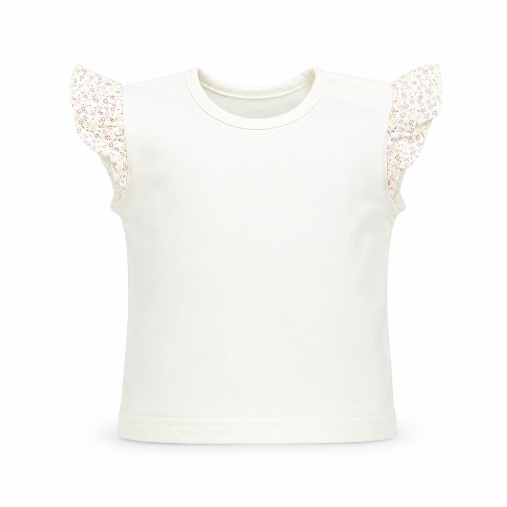 NEXT Girls White   Basic T-Shirt Size 6-9 Months
