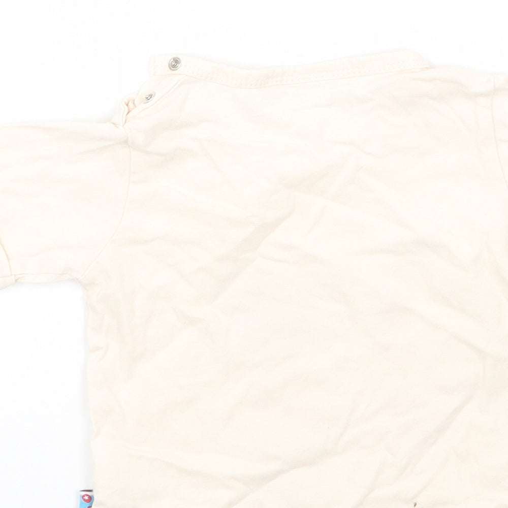 NICI Girls Beige   Basic T-Shirt Size 9-12 Months