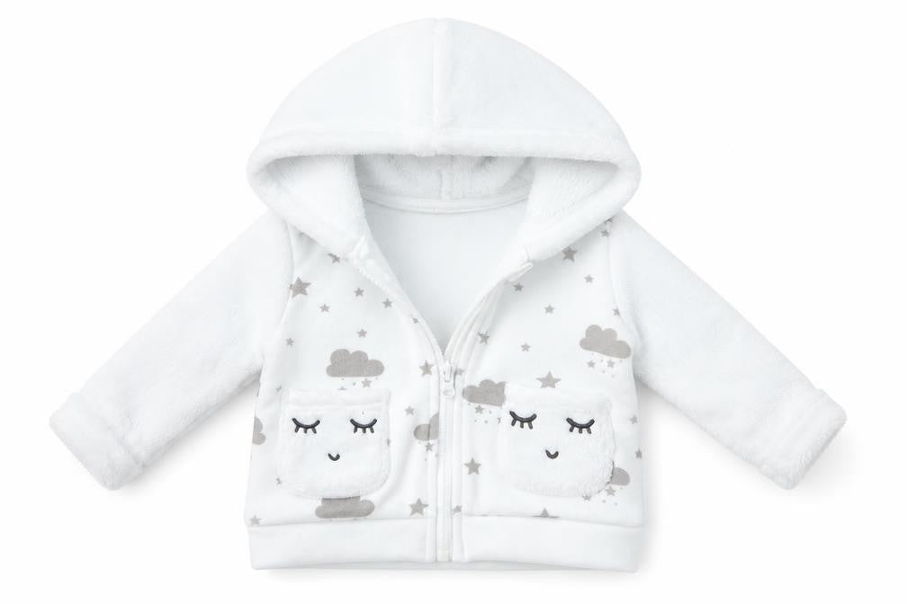 Zy Baby Grey Geometric  Jacket Coatigan Size 0-3 Months