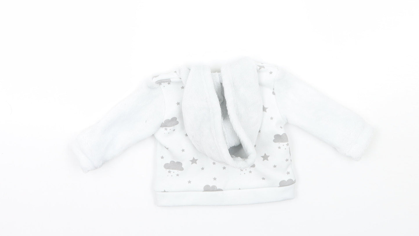 Zy Baby Grey Geometric  Jacket Coatigan Size 0-3 Months