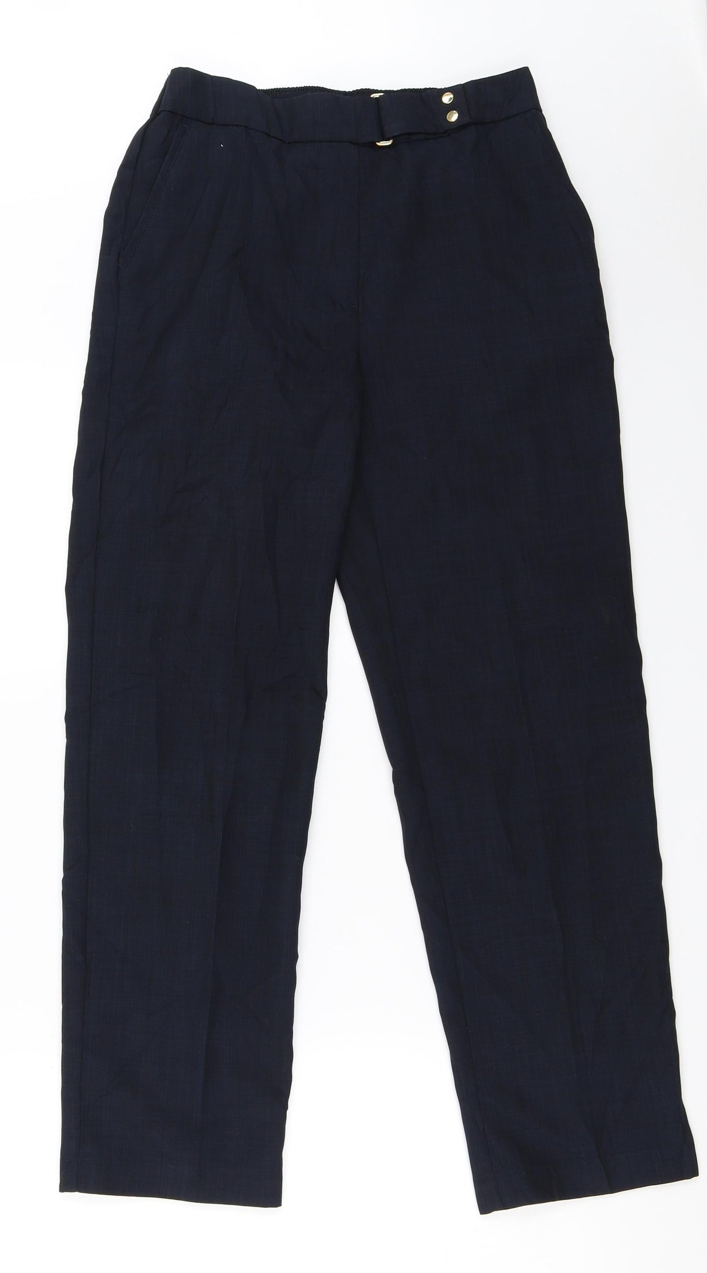 Marks and Spencer Womens Blue   Trousers  Size 8 L26.5 in