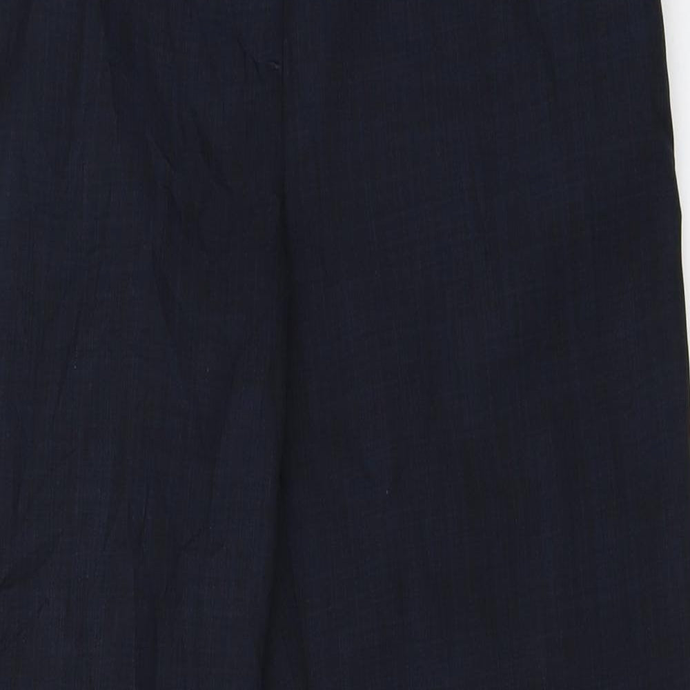 Marks and Spencer Womens Blue   Trousers  Size 8 L26.5 in
