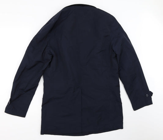 Marks and Spencer Womens Blue   Overcoat Coat Size S