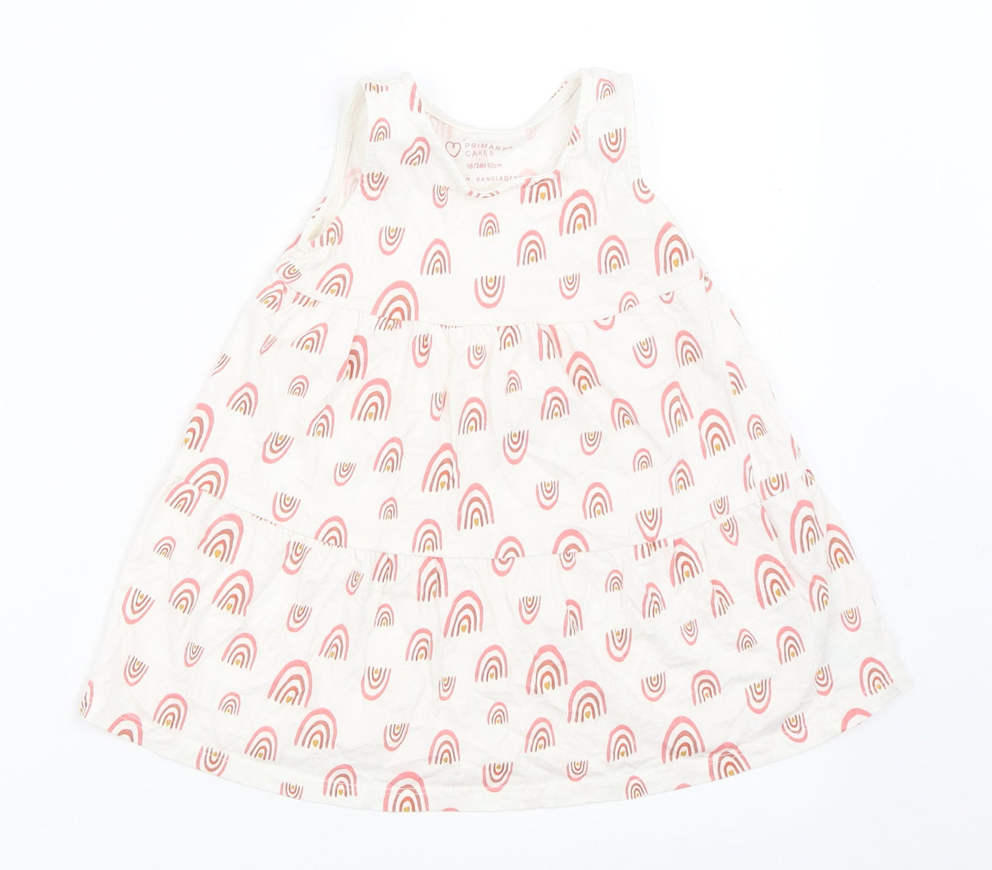 Primark Girls Ivory   Trapeze & Swing  Size 18-24 Months
