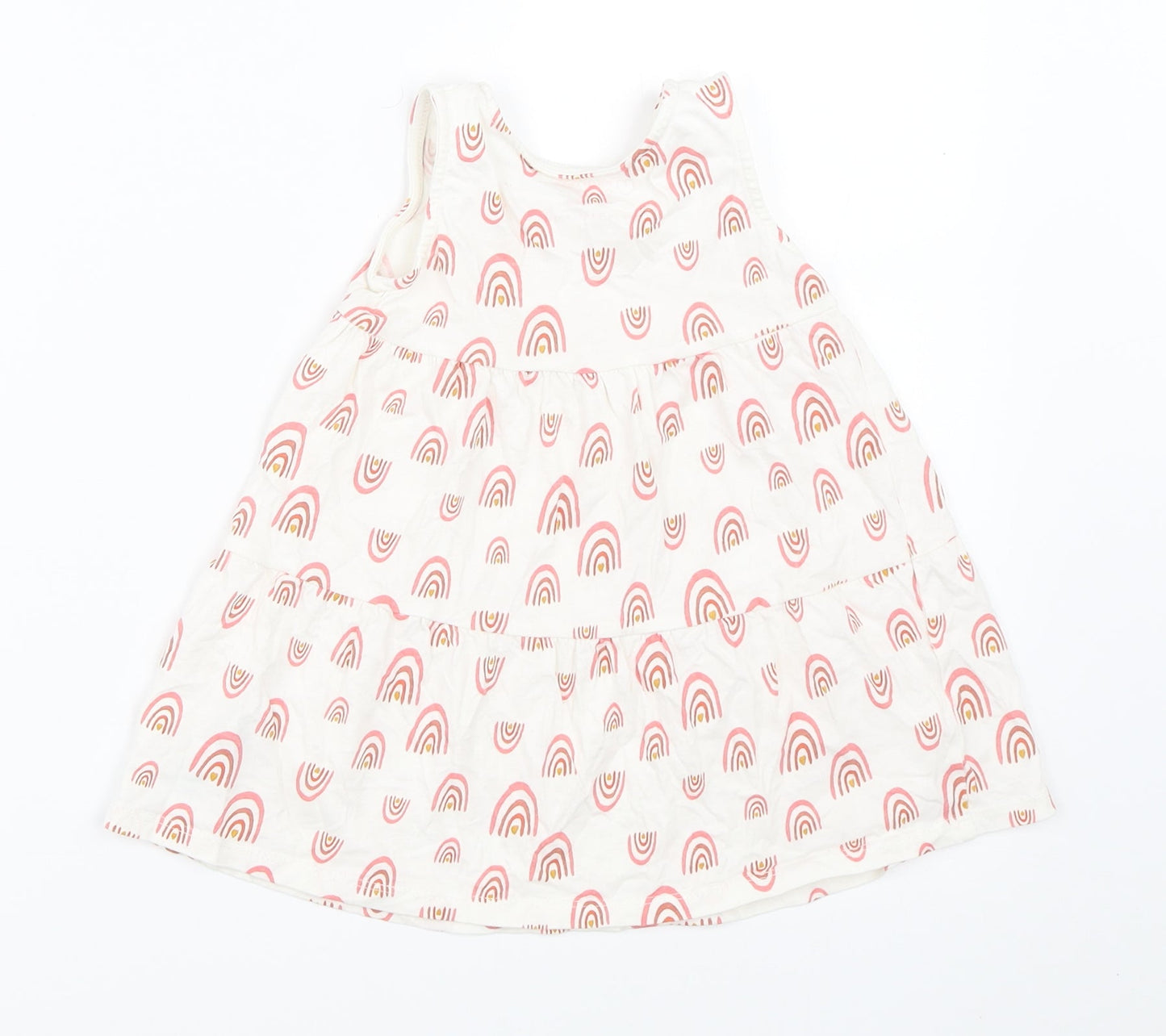 Primark Girls Ivory   Trapeze & Swing  Size 18-24 Months