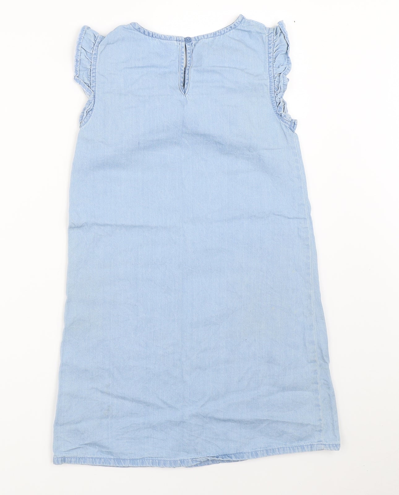 NEXT Girls Blue  Denim Shift  Size 9 Years
