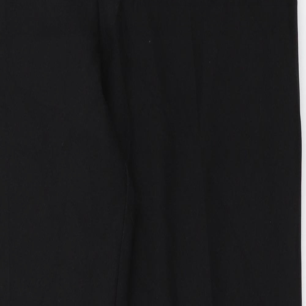 Peacocks Womens Black   Trousers  Size 10 L26.5 in