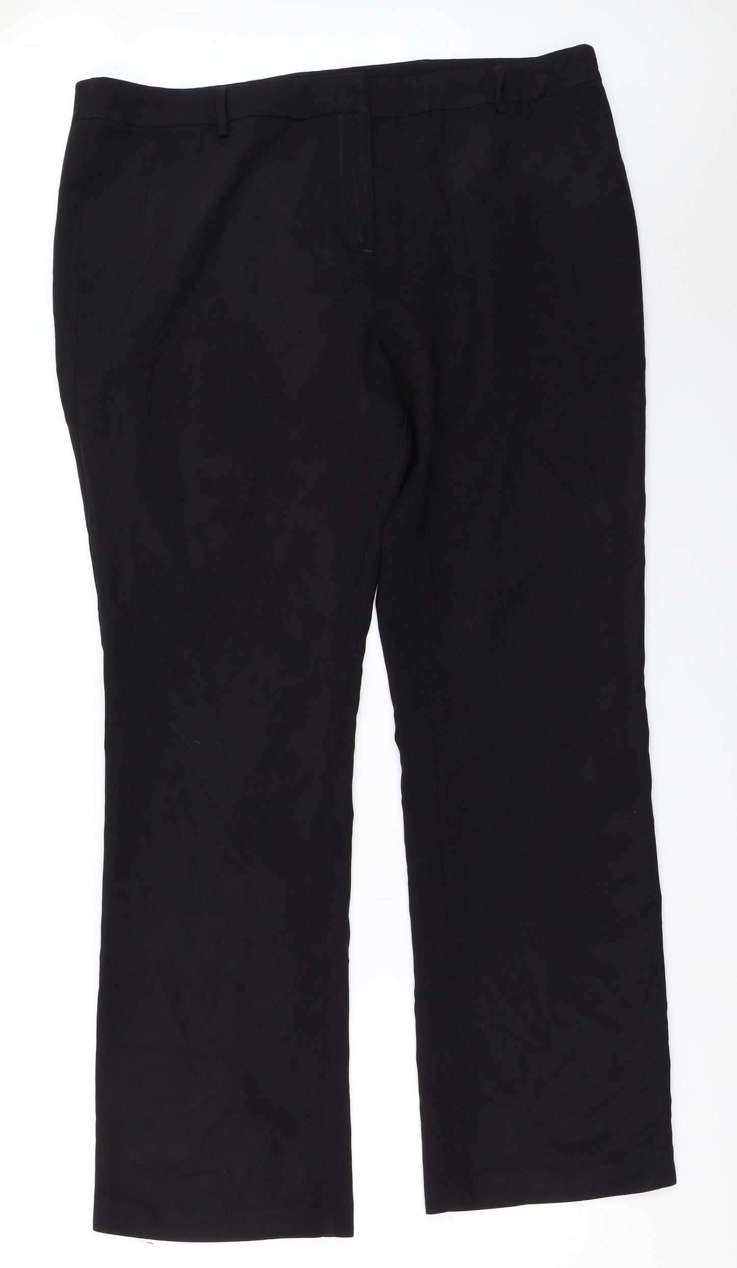 Preworn Womens Black   Trousers  Size 38 in L31 in