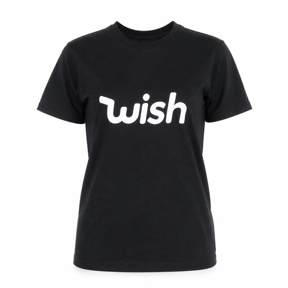 Wish Womens Black   Basic T-Shirt Size S