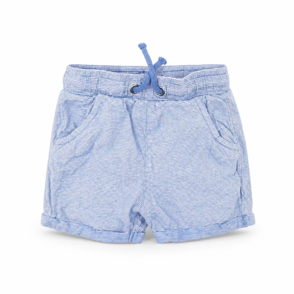 TU Baby Blue Striped  Cropped Trousers Size 18 Months