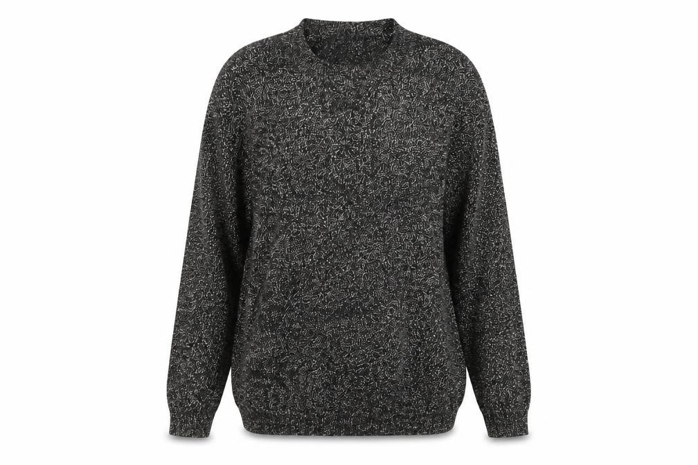 Front view of Atmosphere women’s black jumper, size UK 8