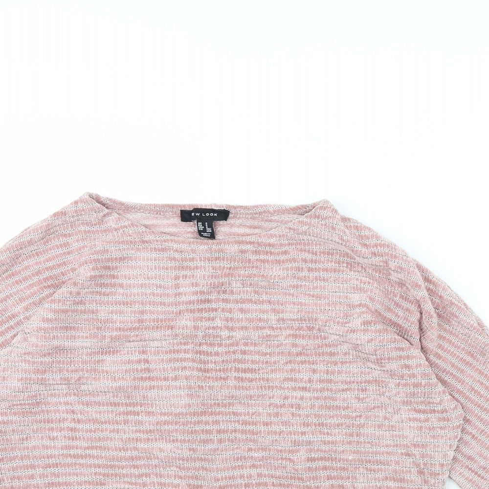 New Look Womens Pink   Pullover Jumper Size S