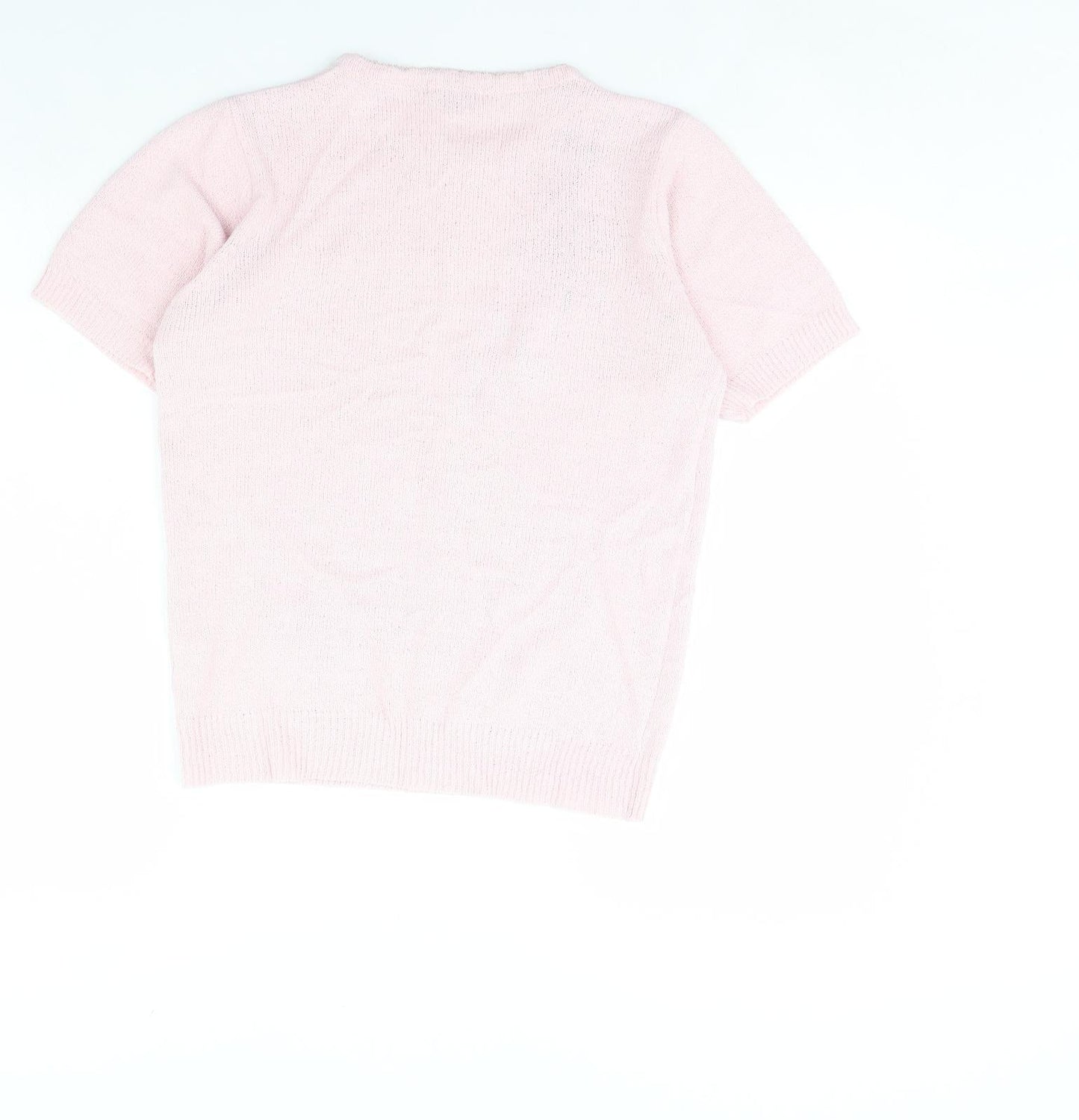 Mia Moda Womens Pink   Pullover Jumper Size S