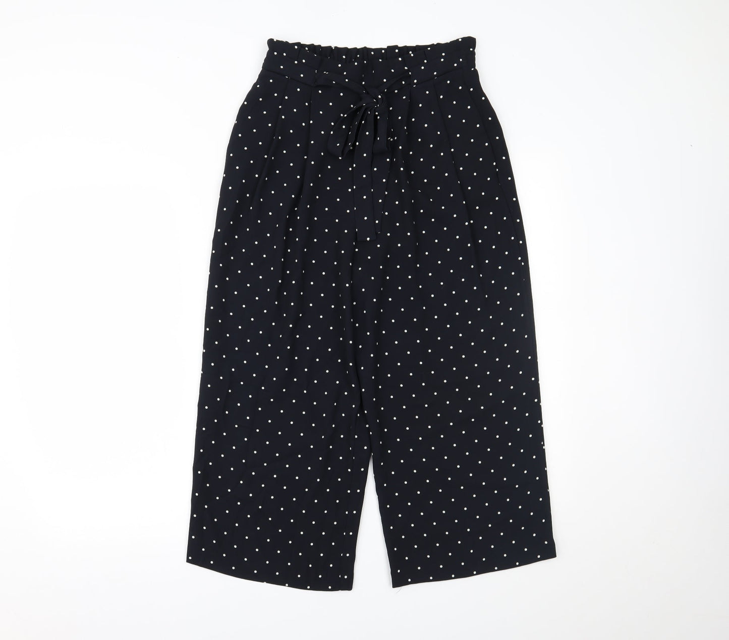 Zara Womens Blue Polka Dot  Trousers  Size S