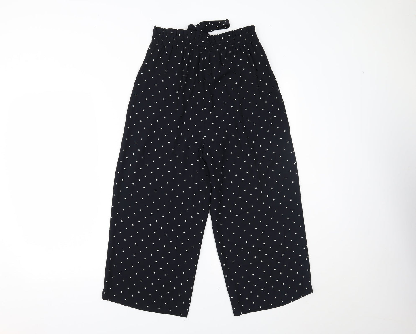 Zara Womens Blue Polka Dot  Trousers  Size S