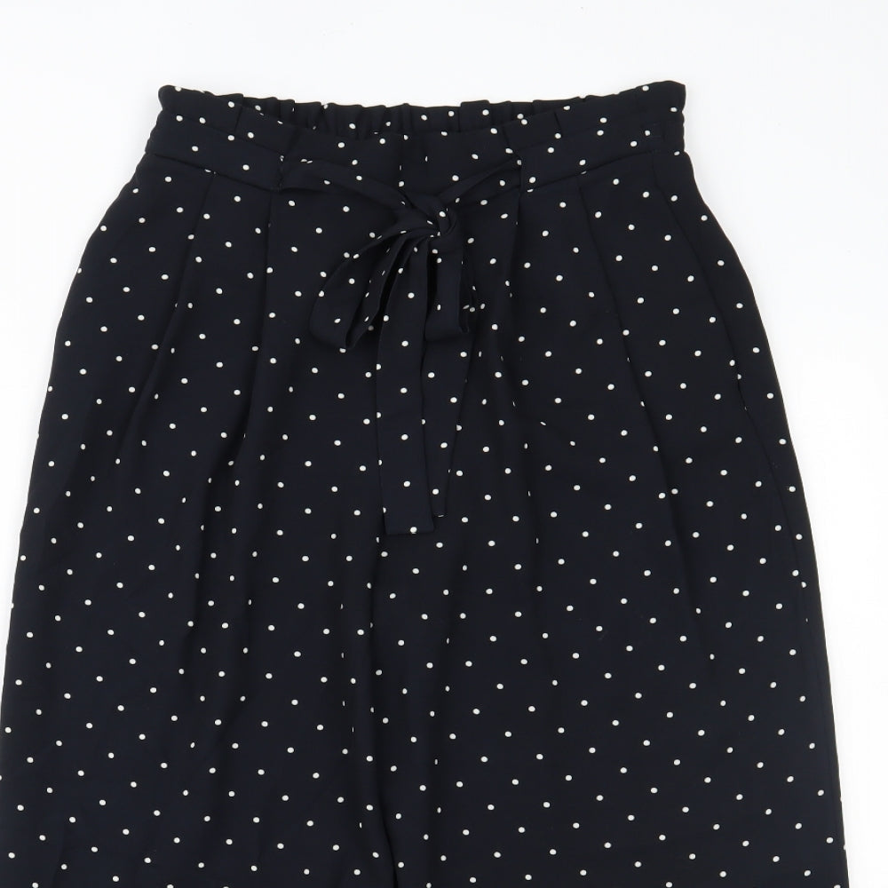 Zara Womens Blue Polka Dot  Trousers  Size S