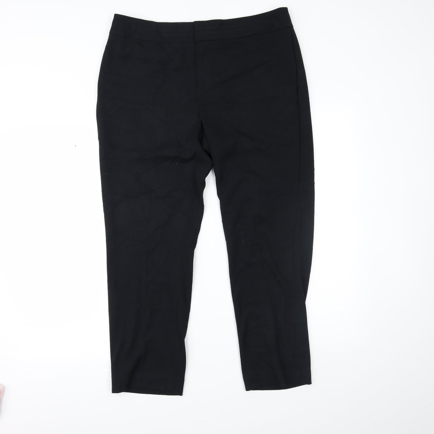 Marks and Spencer Womens Black   Trousers  Size 14 L24 in