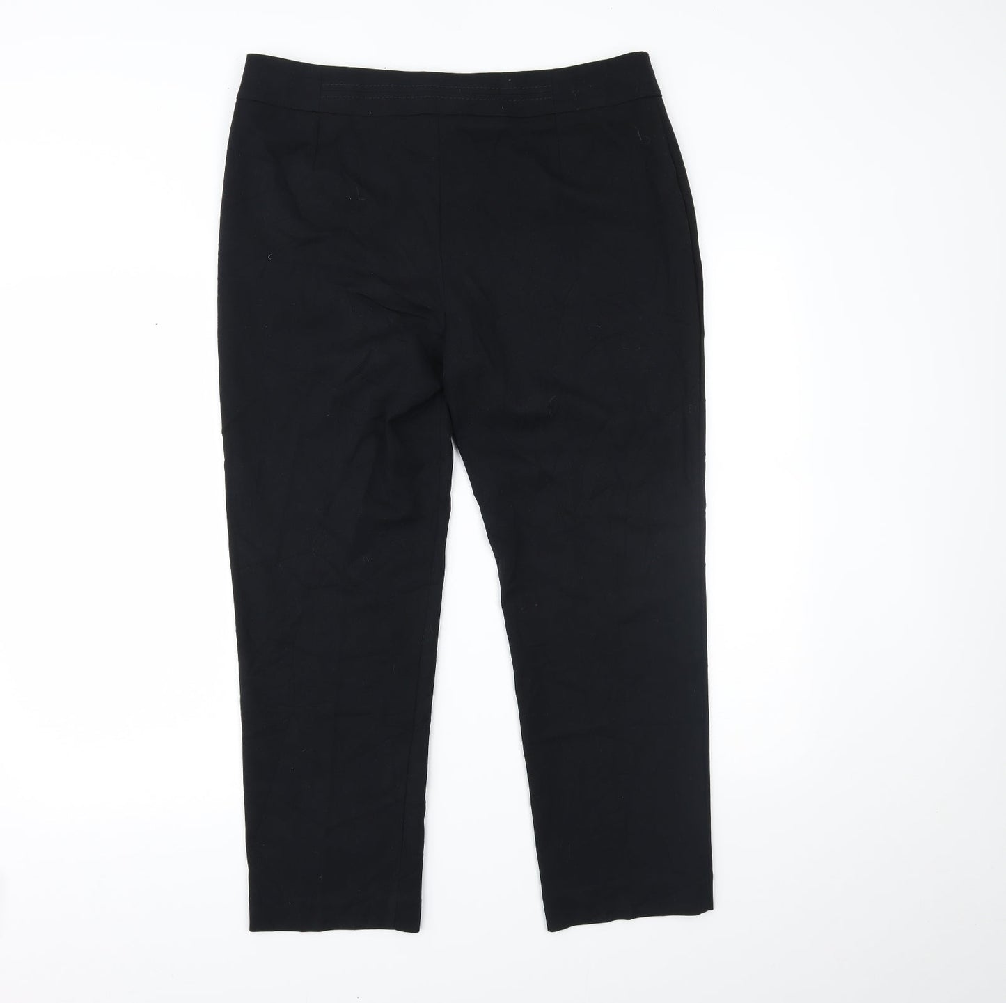 Marks and Spencer Womens Black   Trousers  Size 14 L24 in