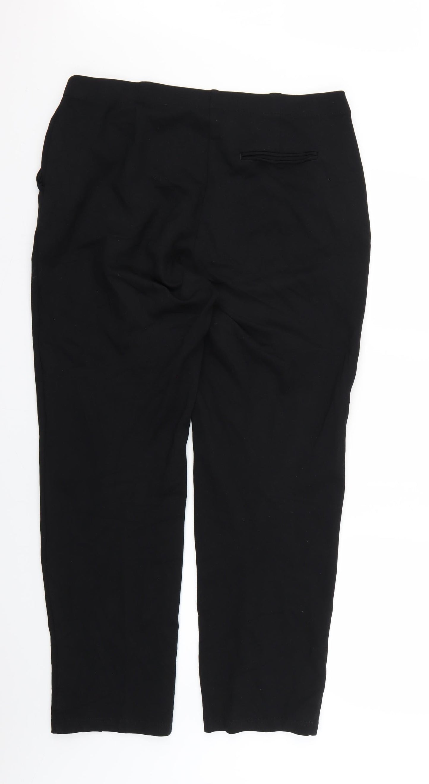 Marks and Spencer Womens Black   Trousers  Size 16 L26 in