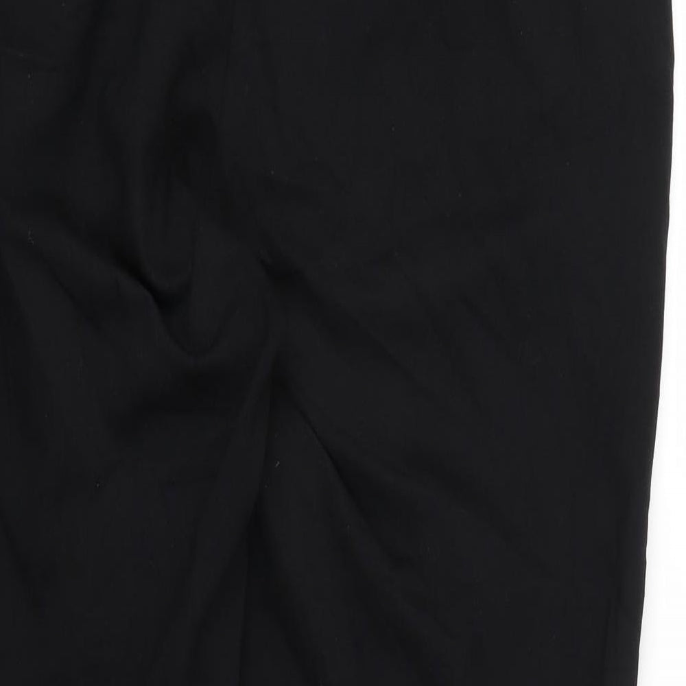 Marks and Spencer Womens Black   Trousers  Size 16 L26 in