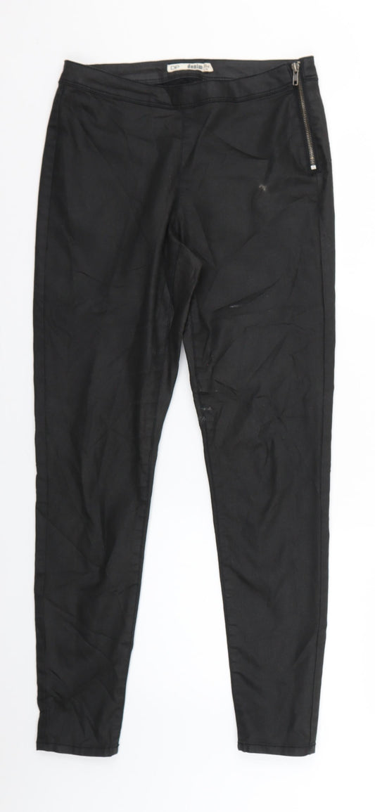 Dorothy Perkins Womens Black   Straight Jeans Size 8 L27 in