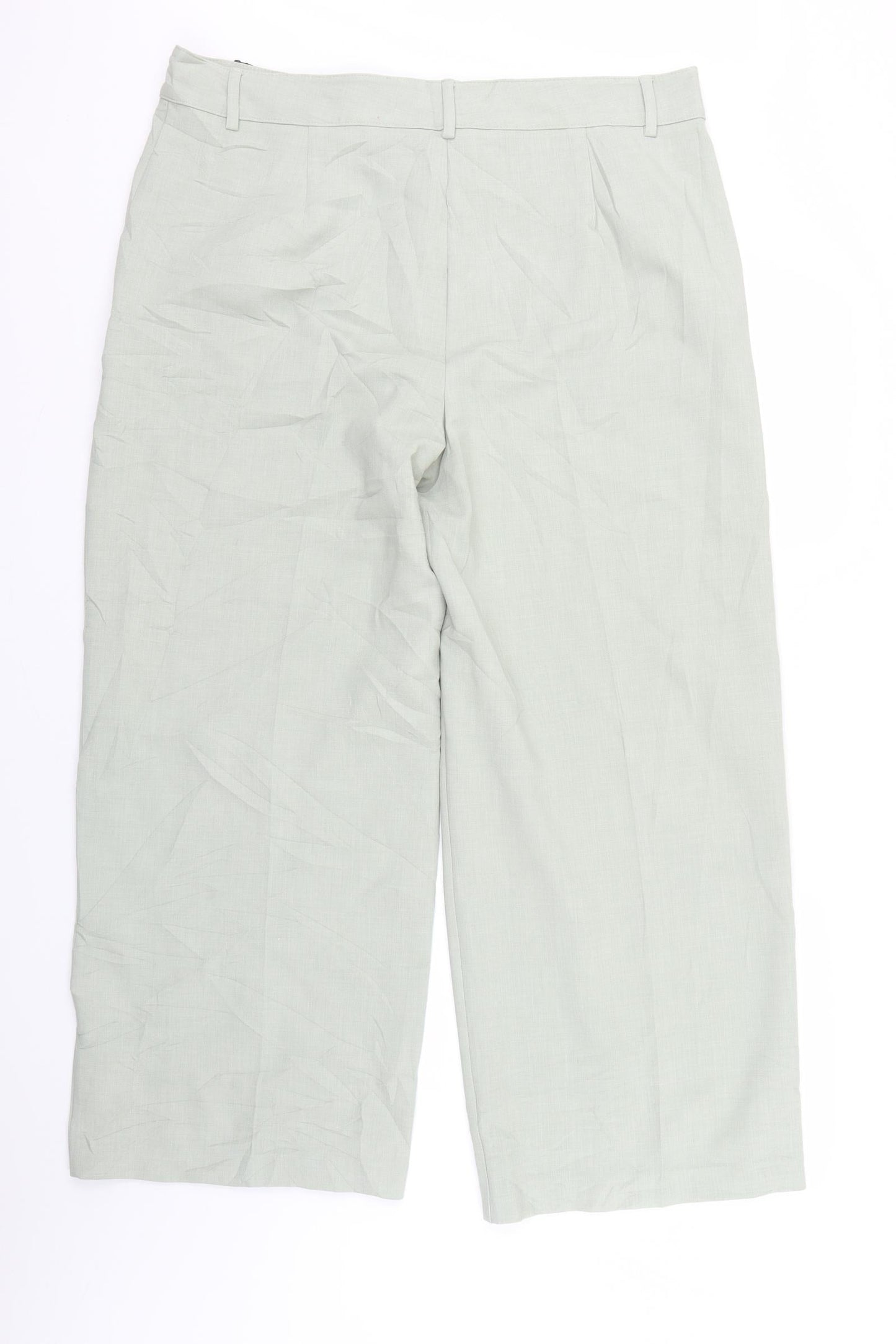 Marks and Spencer Womens Green   Trousers  Size 18 L28 in