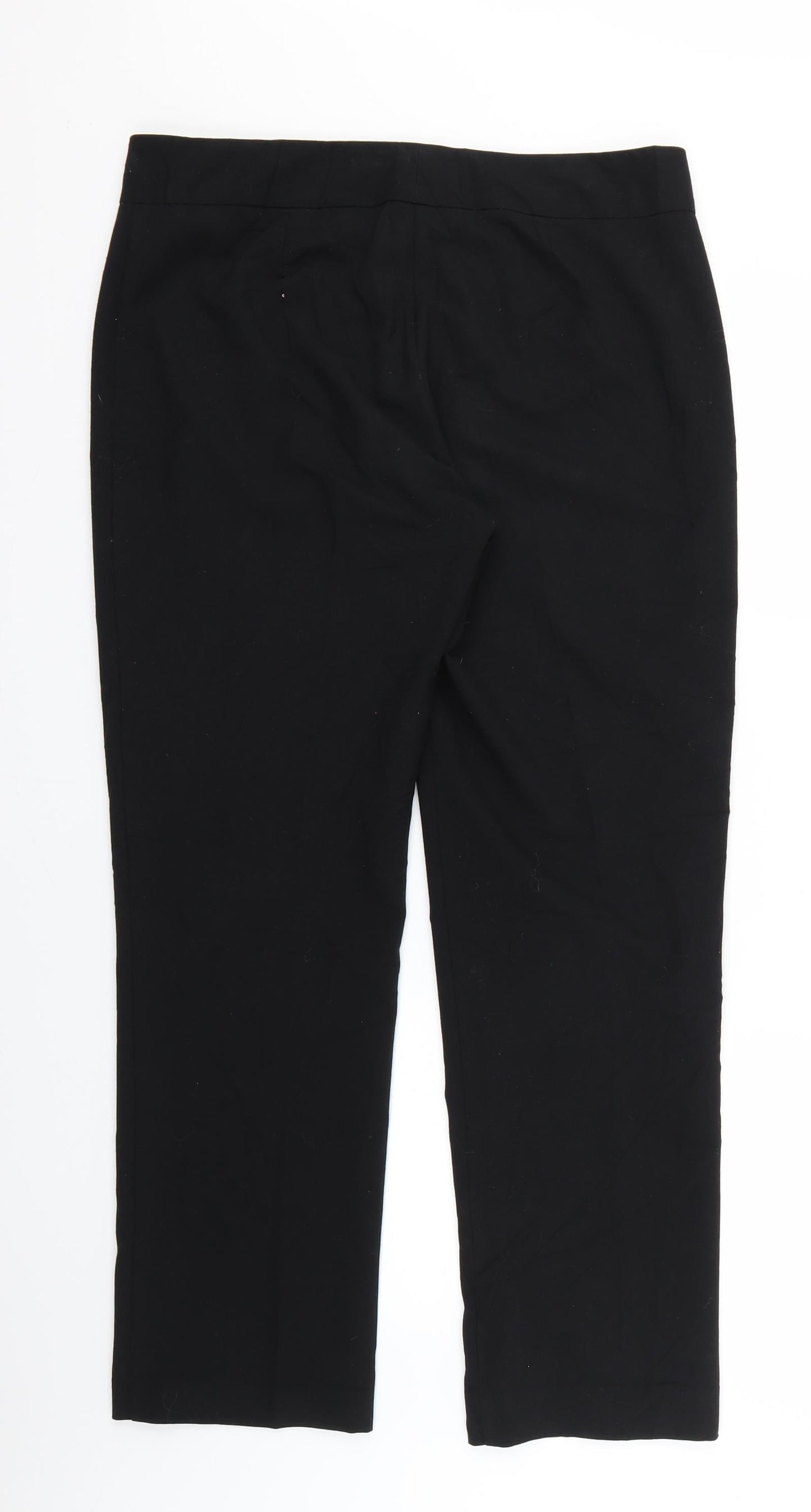 Marks and Spencer Womens Black   Trousers  Size 14 L26 in