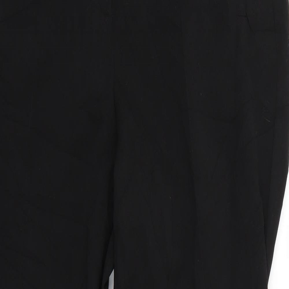 Marks and Spencer Womens Black   Trousers  Size 14 L25 in