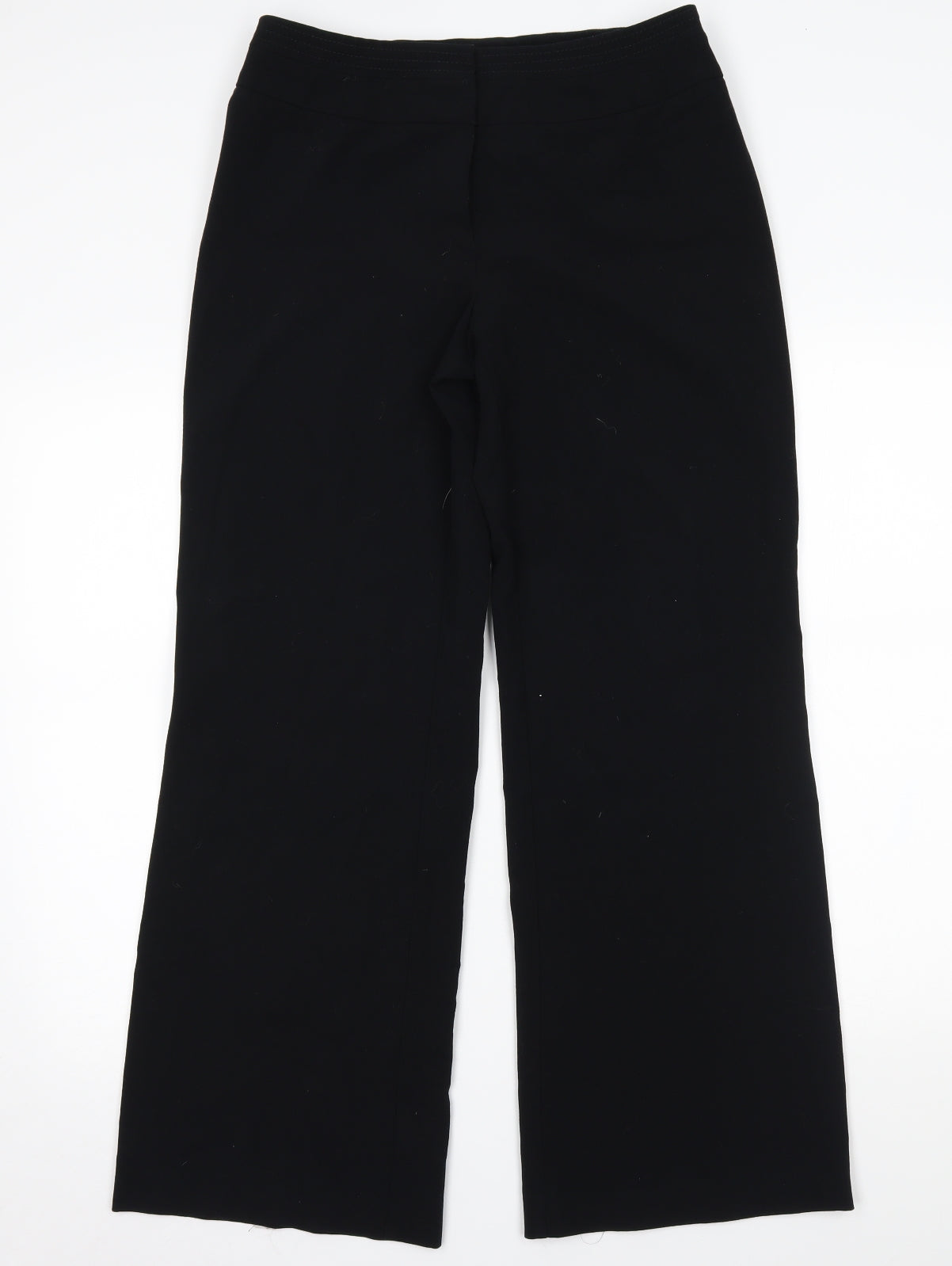 M&S Womens Black   Trousers  Size 10 L28 in -