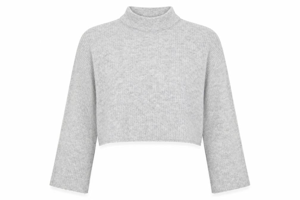 H&M Womens Grey   Pullover Jumper Size S