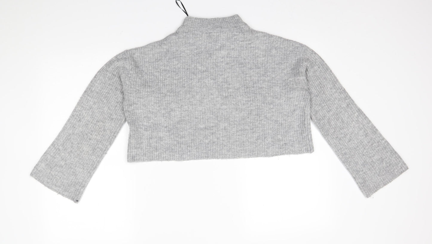 H&M Womens Grey   Pullover Jumper Size S