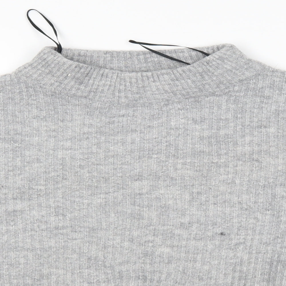 H&M Womens Grey   Pullover Jumper Size S