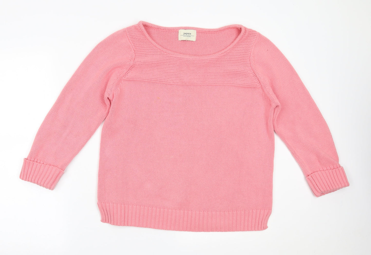 Papaya Womens Pink   Pullover Jumper Size 16