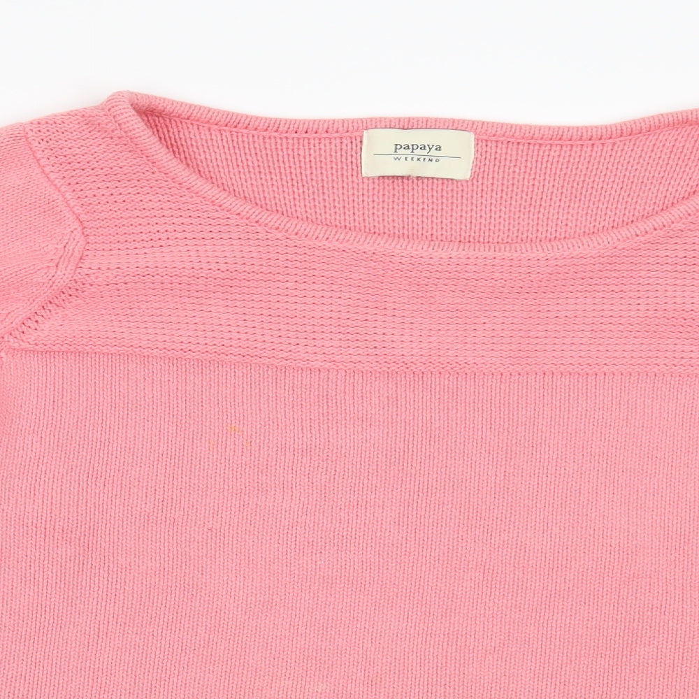 Papaya Womens Pink   Pullover Jumper Size 16