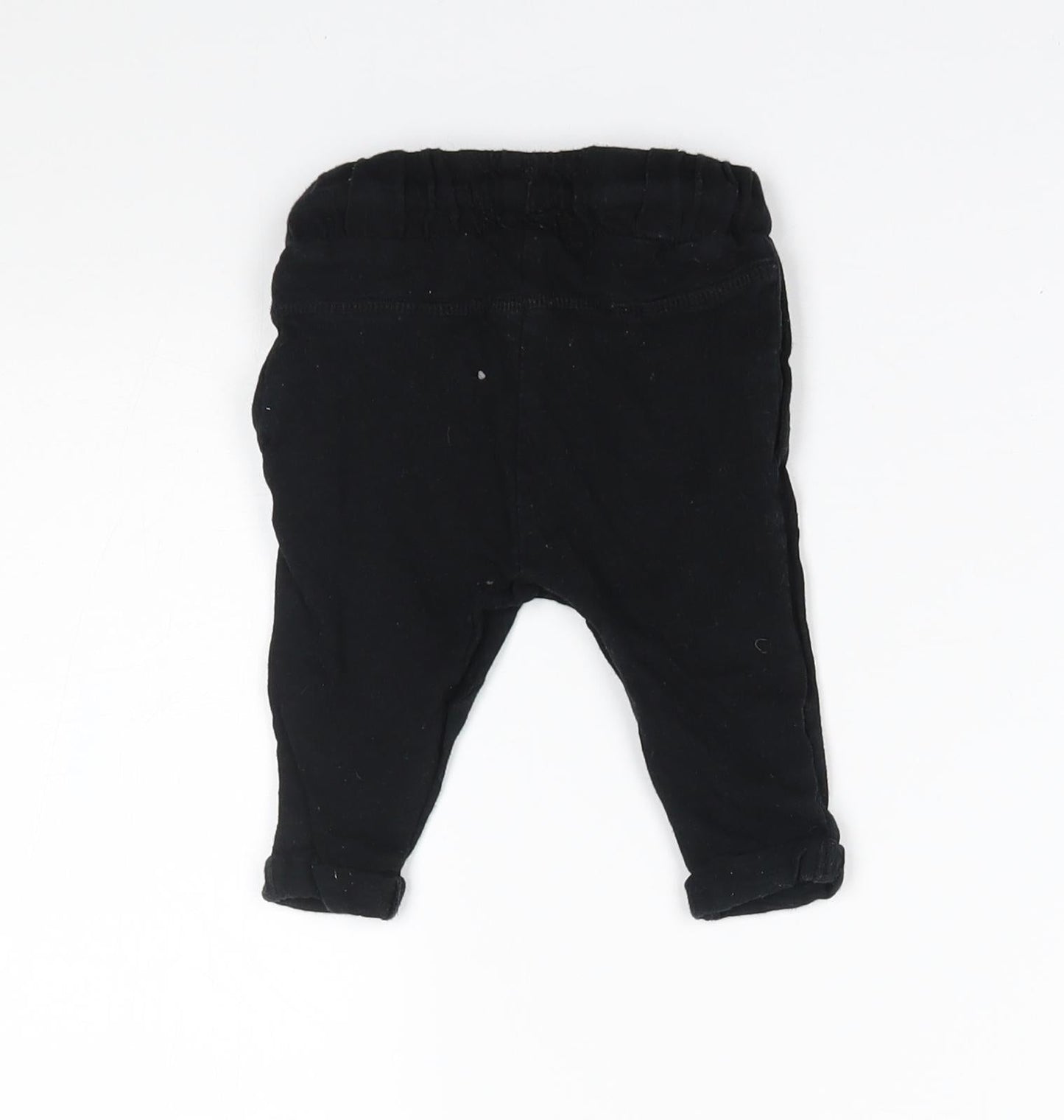 NEXT Baby Black   Jogger Trousers Size 3-6 Months