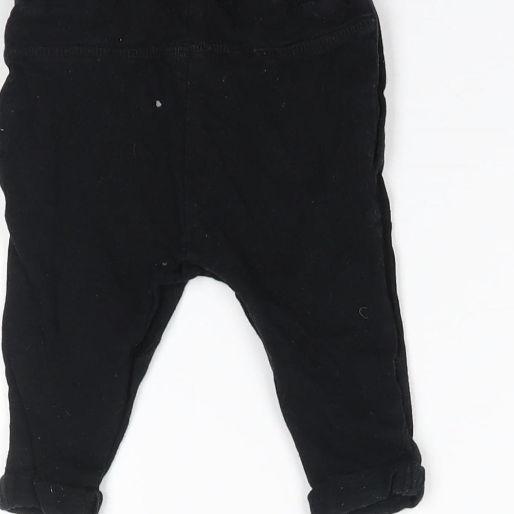 NEXT Baby Black   Jogger Trousers Size 3-6 Months