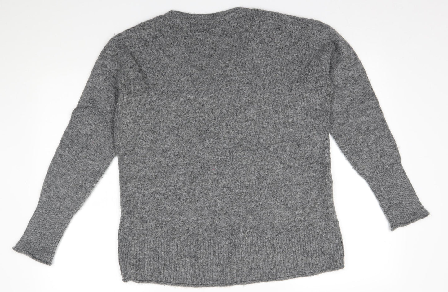 H&M Womens Grey   Pullover Jumper Size M